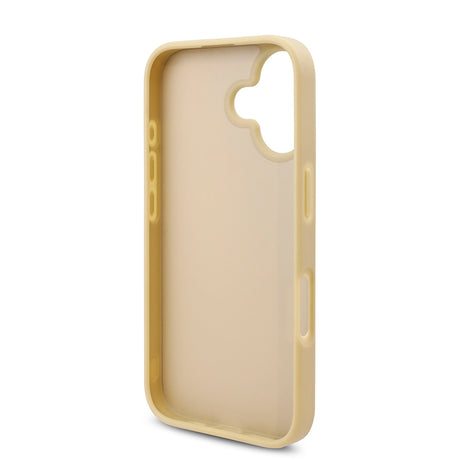 Apple iPhone 16 Plus Kılıf Guess Orjinal Lisanslı Taşlı Arka Yüzey Üçgen Logolu Kapak