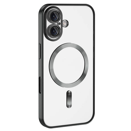 Apple iPhone 16 Plus Kılıf Kamera Korumalı M-safe Wireless Şarj Özellikli Zore Demre Kapak