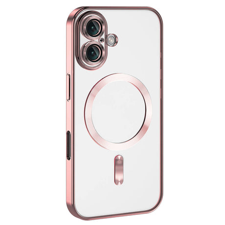 Apple iPhone 16 Plus Kılıf Kamera Korumalı M-safe Wireless Şarj Özellikli Zore Demre Kapak