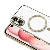 Apple iPhone 16 Plus Kılıf Kamera Korumalı M-safe Wireless Şarj Özellikli Zore Demre Kapak
