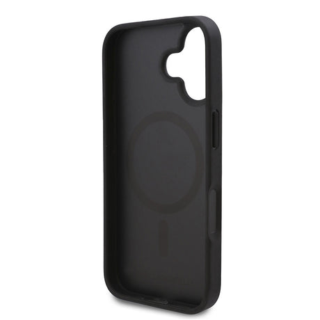 Apple iPhone 16 Plus Kılıf Karl Lagerfeld Orjinal Lisanslı M-safe Şarj Özellikli KL Yazılı Hot Stamp Kapak