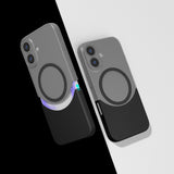 Apple iPhone 16 Plus Kılıf M-Safe Şarj Özellikli Mıknatıslı Zore Duble Kapak