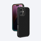 Apple iPhone 16 Plus Kılıf M-safe Şarj Özellikli 1500D Aramid Fiber Amazingthing Titan Max Serisi Kapak