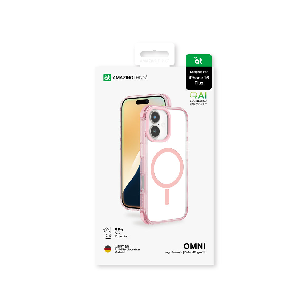 Apple iPhone 16 Plus Kılıf M-safe Şarj Özellikli Amazingthing Omni Serisi Kapak