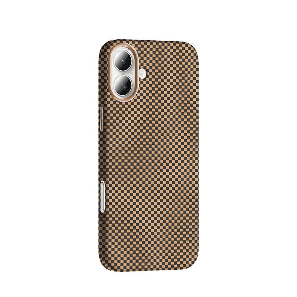 Apple iPhone 16 Plus Kılıf M-safe Şarj Özellikli Karbon Fiber Görünümlü Zore Gros Kapak