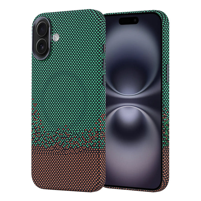 Apple iPhone 16 Plus Kılıf M-safe Şarj Özellikli Karbon Fiber Görünümlü Zore Nekst Kapak