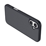 Apple iPhone 16 Plus Kılıf M-safe Şarj Özellikli Karbon Fiber Tasarımlı Zore Elnino Kapak