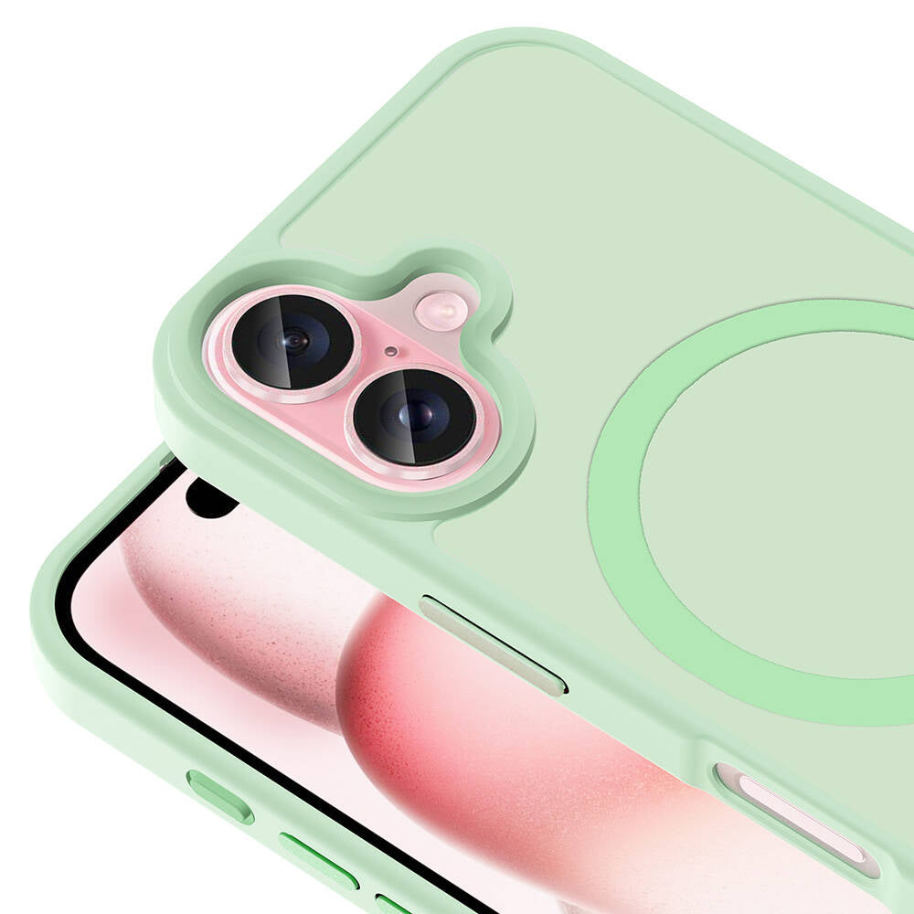 Apple iPhone 16 Plus Kılıf M-safe Şarj Özellikli Mat Arka Yüzey Zore Sio Kapak