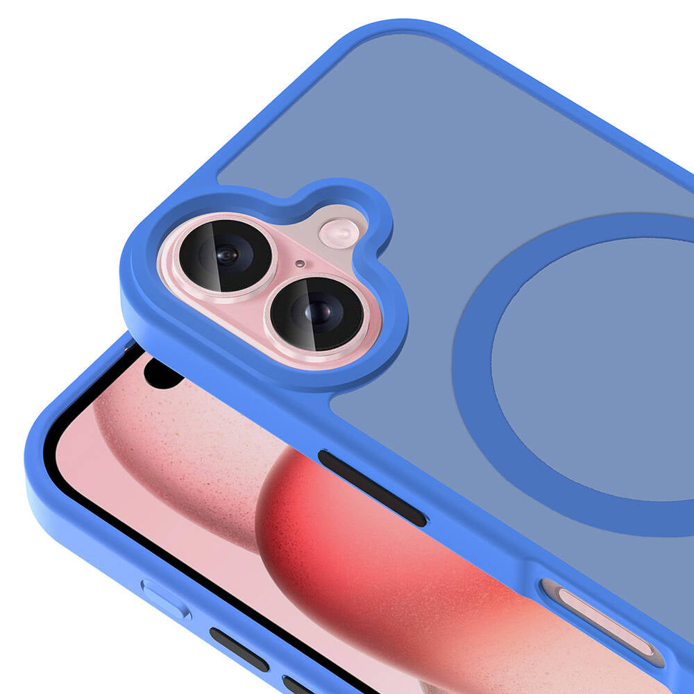 Apple iPhone 16 Plus Kılıf M-safe Şarj Özellikli Mat Arka Yüzey Zore Sio Kapak