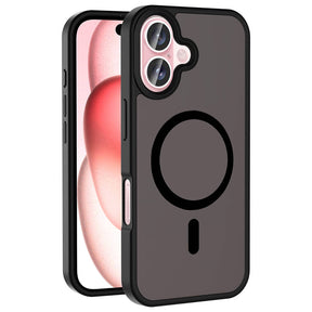 Apple iPhone 16 Plus Kılıf M-safe Şarj Özellikli Mat Arka Yüzey Zore Sio Kapak