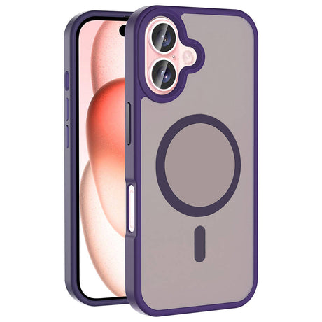Apple iPhone 16 Plus Kılıf M-safe Şarj Özellikli Mat Arka Yüzey Zore Sio Kapak