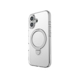 Apple iPhone 16 Plus Kılıf M-safe Şarj Özellikli Raptic Air Stand Serisi Buzlu Transparan Tasarımlı Standlı Kapak