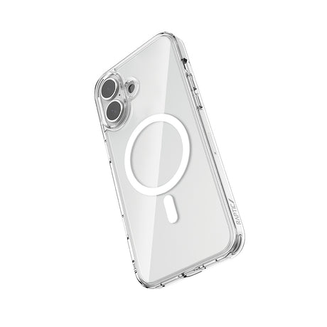 Apple iPhone 16 Plus Kılıf M-safe Şarj Özellikli Raptic Crystal M-safe Serisi Şeffaf Kapak