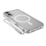 Apple iPhone 16 Plus Kılıf M-safe Şarj Özellikli Raptic Crystal M-safe Serisi Şeffaf Kapak