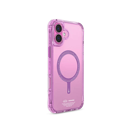Apple iPhone 16 Plus Kılıf M-safe Şarj Özellikli Şeffaf Airbag Tasarımlı Skinarma Saido Kapak