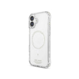 Apple iPhone 16 Plus Kılıf M-safe Şarj Özellikli Şeffaf Airbag Tasarımlı Skinarma Saido Nightglow Kapak