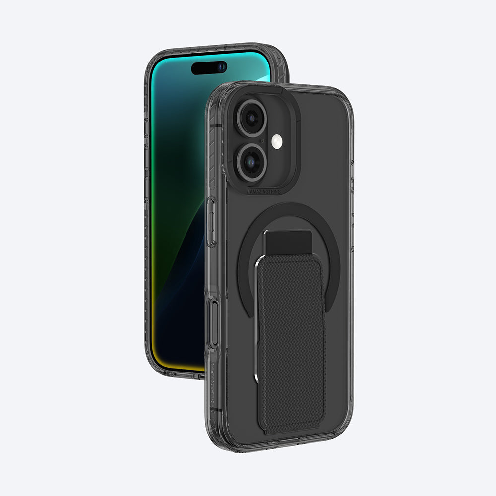 Apple iPhone 16 Plus Kılıf M-safe Şarj Özellikli Standlı Amazingthing Titan Pro Plus Kapak