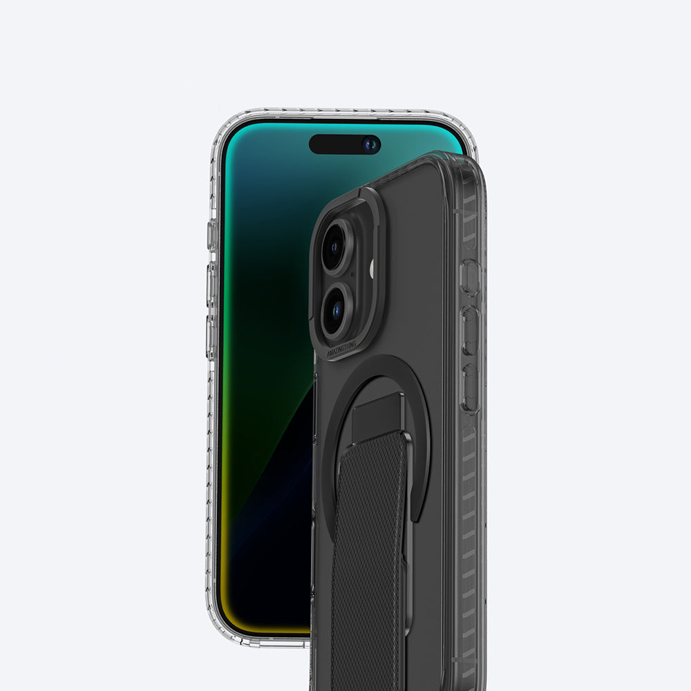 Apple iPhone 16 Plus Kılıf M-safe Şarj Özellikli Standlı Amazingthing Titan Pro Plus Kapak