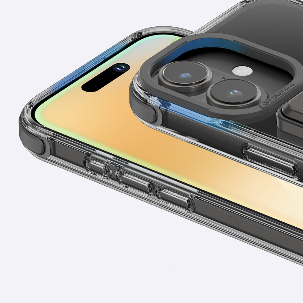 Apple iPhone 16 Plus Kılıf M-safe Şarj Özellikli Standlı Set Amazingthing Omni Adventure Serisi Kapak