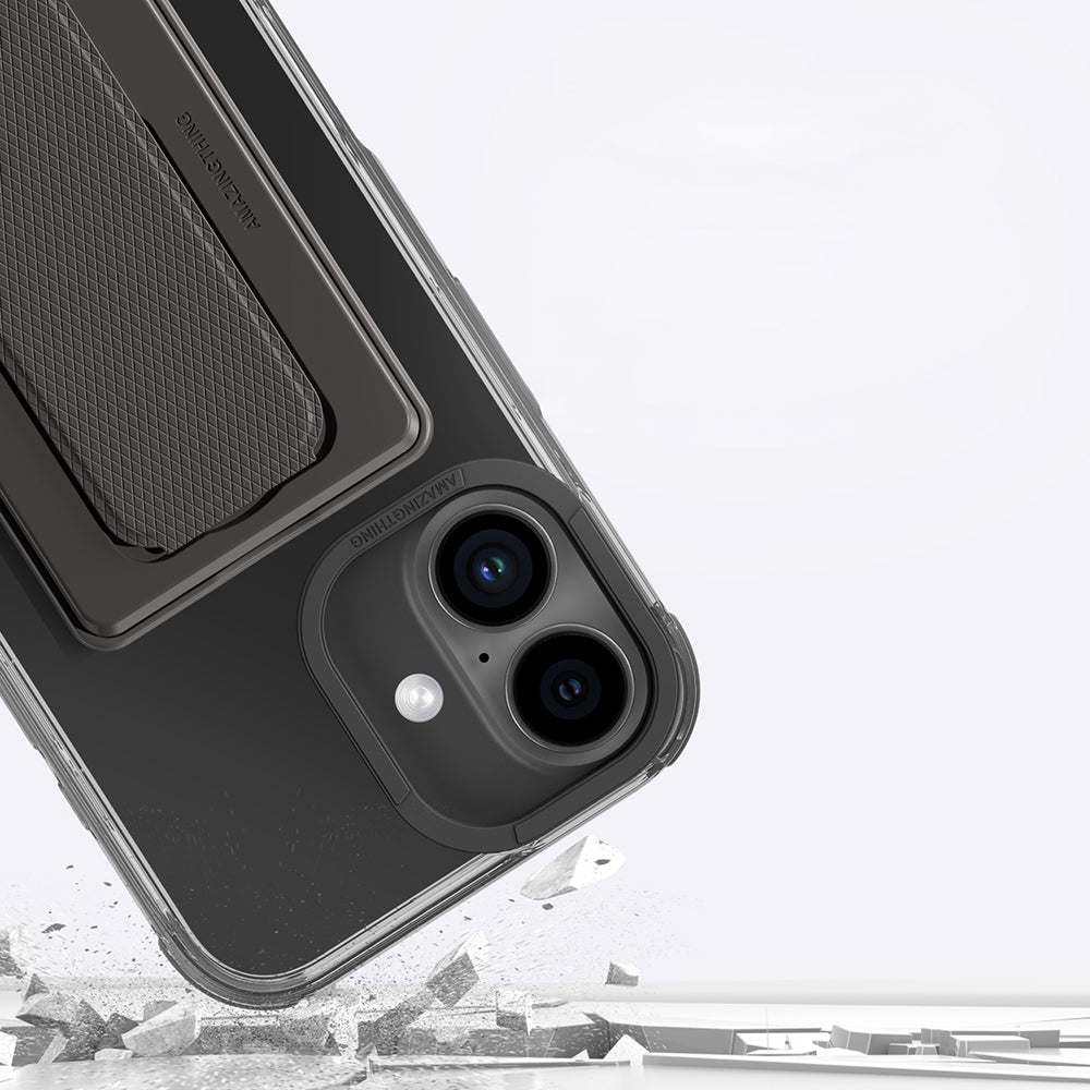 Apple iPhone 16 Plus Kılıf M-safe Şarj Özellikli Standlı Set Amazingthing Omni Adventure Serisi Kapak