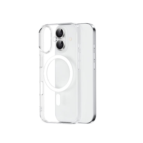 Apple iPhone 16 Plus Kılıf M-safe Şarj Özellikli Wiwu YXK-207 Invisible Pro Sert PC Kapak