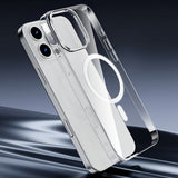 Apple iPhone 16 Plus Kılıf M-safe Şarj Özellikli Wiwu YXK-207 Invisible Pro Sert PC Kapak