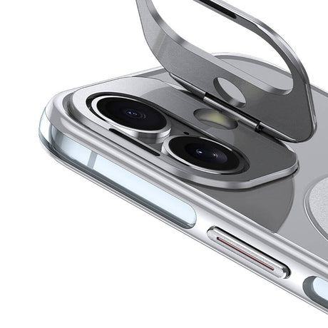 Apple iPhone 16 Plus Kılıf M-safe Şarj Özellikli Wlons Standlı Efsane Kapak
