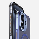 Apple iPhone 16 Plus Kılıf M-safe Şarj Özellikli Wlons Standlı Efsane Kapak