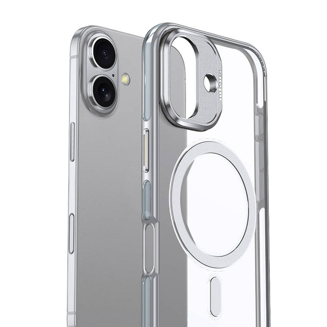 Apple iPhone 16 Plus Kılıf M-safe Şarj Özellikli Wlons Standlı Efsane Kapak