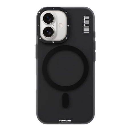 Apple iPhone 16 Plus Kılıf M-safe Şarj Özellikli Youngkit Hidden Sand Serisi Kapak