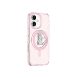 Apple iPhone 16 Plus Kılıf M-safe Şarj Özellikli Yüzük Standlı Amazingthing Titan Pro Serisi Kapak