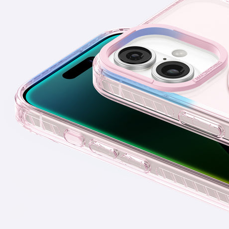 Apple iPhone 16 Plus Kılıf M-safe Şarj Özellikli Yüzük Standlı Amazingthing Titan Pro Serisi Kapak