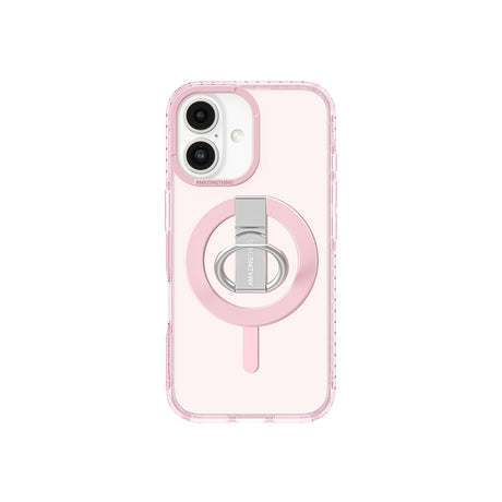 Apple iPhone 16 Plus Kılıf M-safe Şarj Özellikli Yüzük Standlı Amazingthing Titan Pro Serisi Kapak
