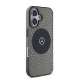 Apple iPhone 16 Plus Kılıf Mercedes Benz Orjinal Lisanslı M-safe Şarj Özellikli Yıldız Desenli Transparan Kapak