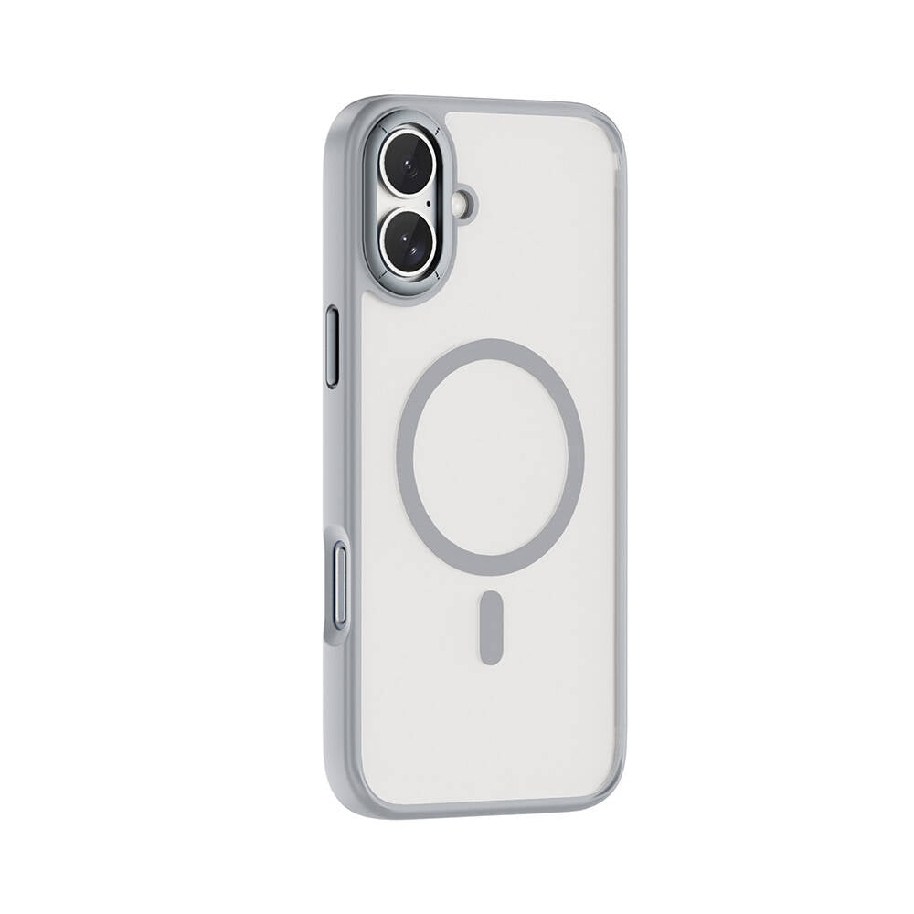 Apple iPhone 16 Plus Kılıf Wiwu FGG-012 ArmorPro Serisi M-safe Şarj Özellikli Parmak İzi Bırakmayan Kılıf
