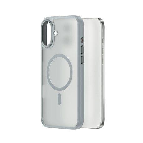 Apple iPhone 16 Plus Kılıf Wiwu FGG-012 ArmorPro Serisi M-safe Şarj Özellikli Parmak İzi Bırakmayan Kılıf