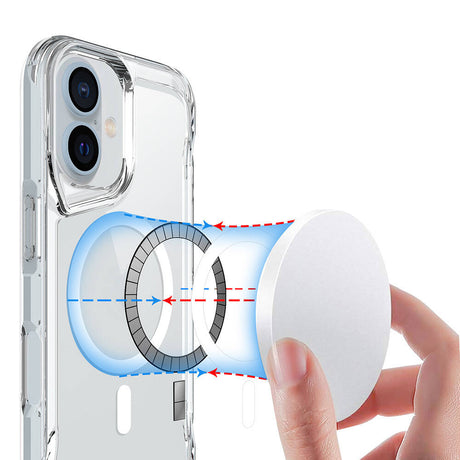 Apple iPhone 16 Plus Kılıf Zore M-safe Şarj Özellikli T-Max M-safe Kapak
