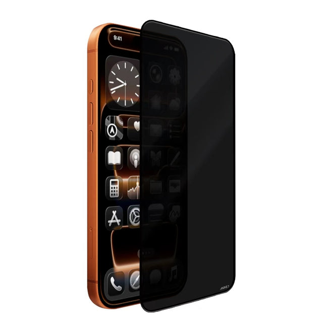 Apple iPhone 16 Plus Mohseven M6 Privacy Temperli Cam Ekran Koruyucu + Kolay Uygulama Aparatı