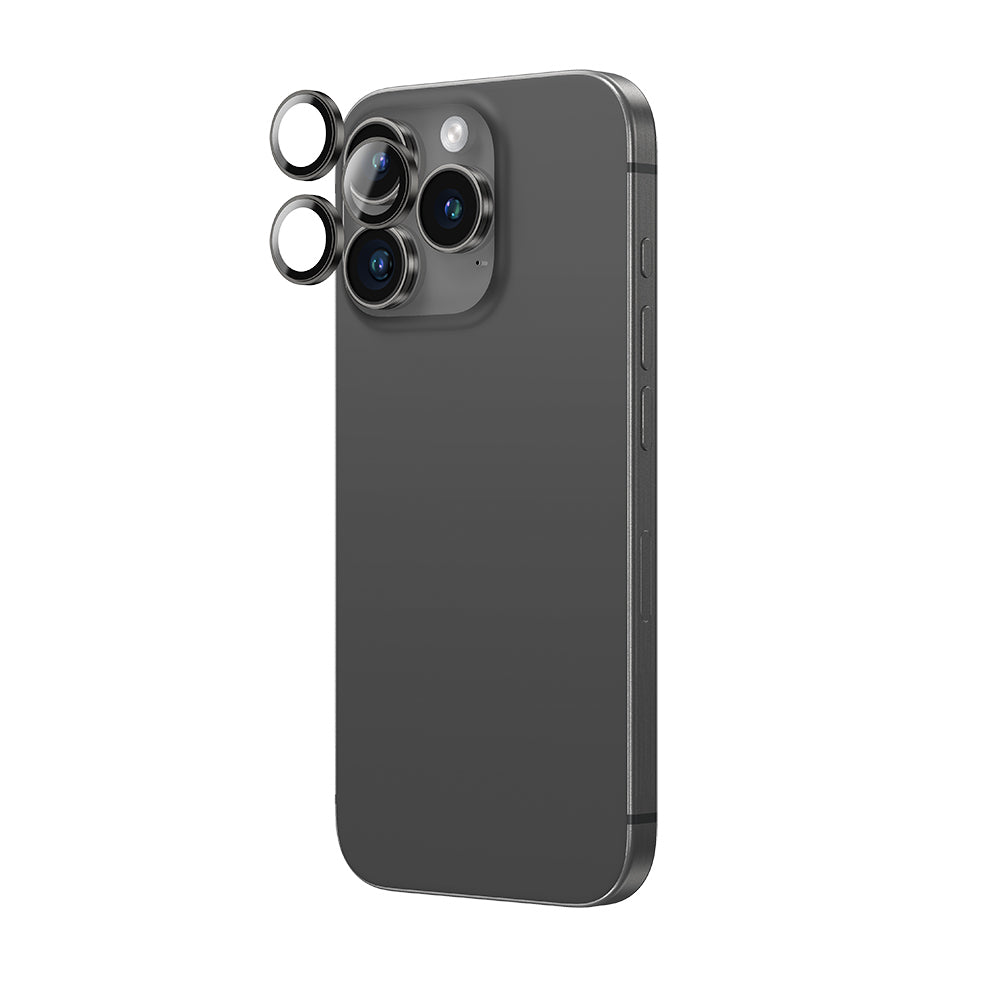 Apple iPhone 16 Pro Amazingthing Anti Reflective Kamera Lens Koruyucu + Kolay Uygulama Aparatlı
