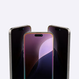 Apple iPhone 16 Pro Amazingthing Titan Privacy Parmak İzi Bırakmayan Temperli Cam Ekran Koruyucu