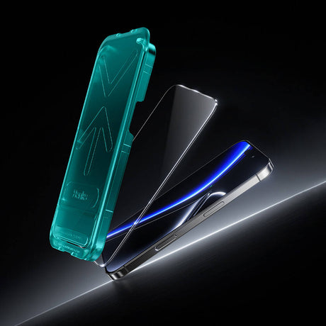 Apple iPhone 16 Pro Benks Glass Warrior Safir Coating 0.9mm Kenarları Dayanıklaştırılmış Cam Ekran Koruyucu + Kolay Uygulama Aparatı