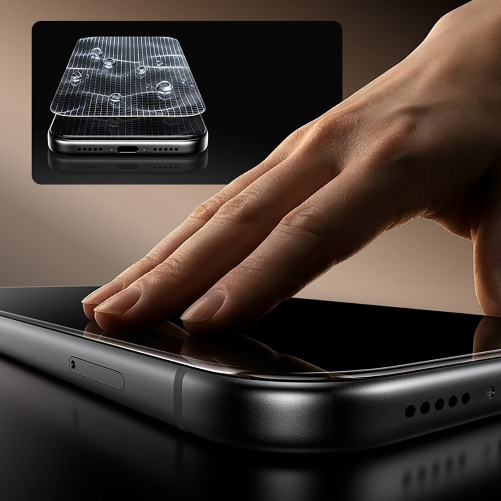 Apple iPhone 16 Pro Benks OmniWarrior Privacy Cam Ekran Koruyucu + Kolay Uygulama Aparatlı