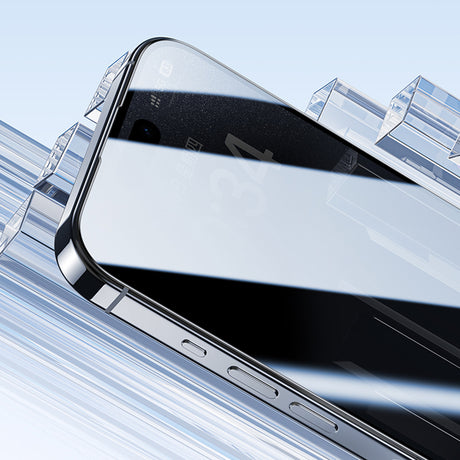 Apple iPhone 16 Pro Benks Ultra İnce Kenarlı Ekran Koruyucu + Kolay Uygulama Aparatlı