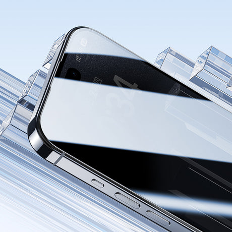 Apple iPhone 16 Pro Benks Ultra İnce Kenarlı Privacy Hayalet Ekran Koruyucu + Kolay Uygulama Aparatlı