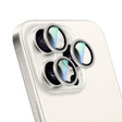 Apple iPhone 16 Pro CaseWorld Alloy Sparkling Diamond Serisi Taşlı Lens Koruyucu