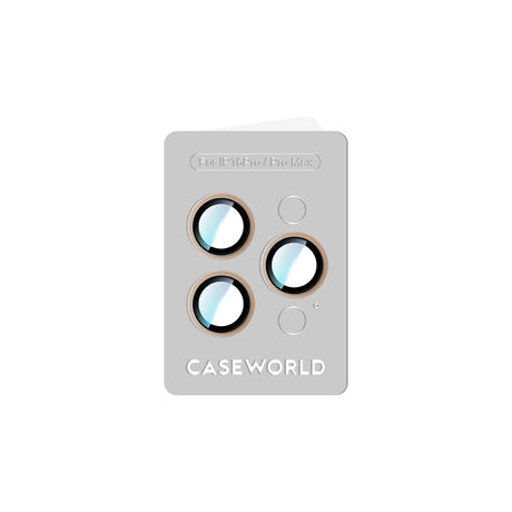 Apple iPhone 16 Pro CaseWorld Alloy Two-Color Serisi Lens Koruyucu