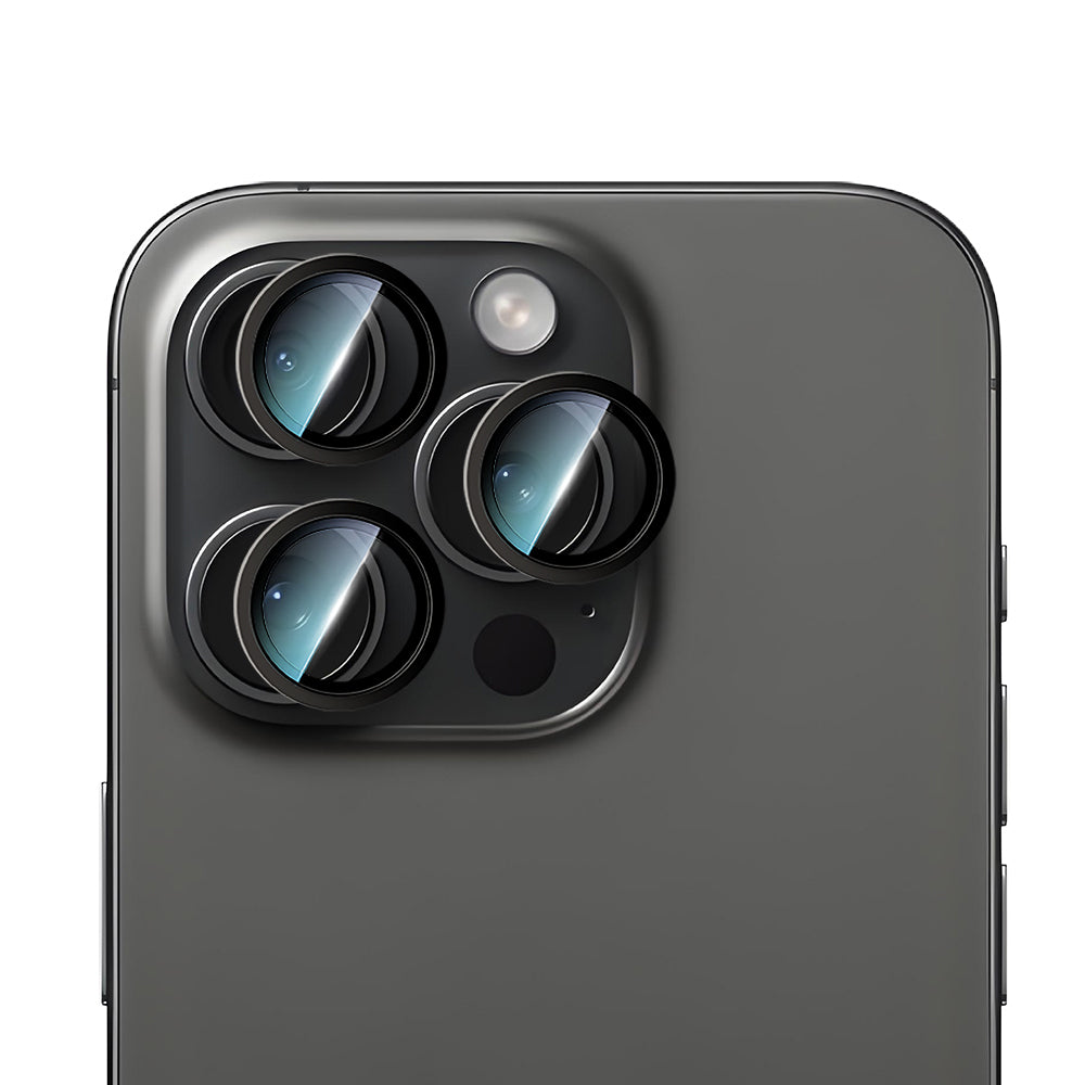 Apple iPhone 16 Pro CaseWorld Alloy Two-Color Serisi Lens Koruyucu