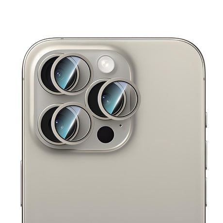Apple iPhone 16 Pro CaseWorld Alloy Two-Color Serisi Lens Koruyucu