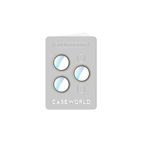 Apple iPhone 16 Pro CaseWorld Alloy Two-Color Serisi Lens Koruyucu