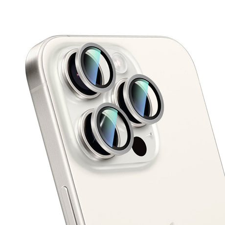 Apple iPhone 16 Pro CaseWorld Alloy Two-Color Serisi Lens Koruyucu
